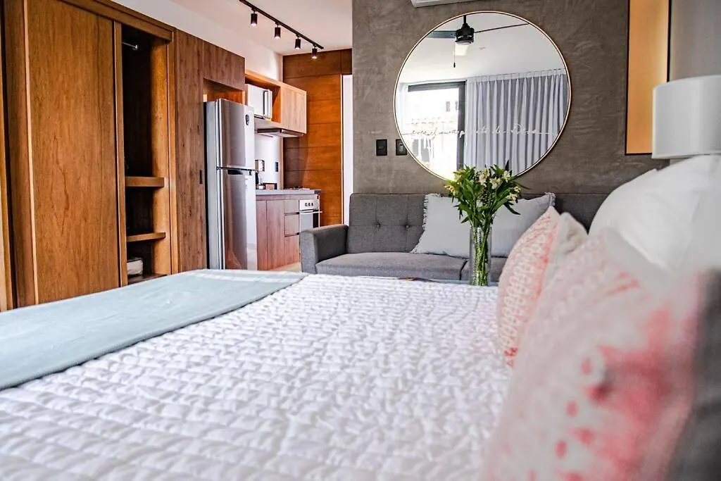 Ocean View Studio, Rooftop Pool, Steps From Beach Hyatt Playa del Carmen